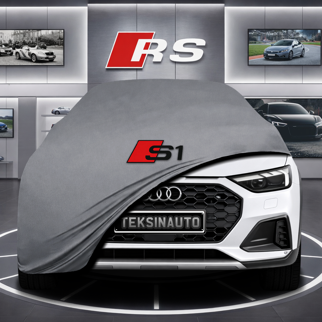 AUDİ A1 ALLSTREET 2022- Custom Fit Indoor Car Cover Soft Stretch Black Gray Blue Red Dust Protection Garage Cover Laser Cut + Bag