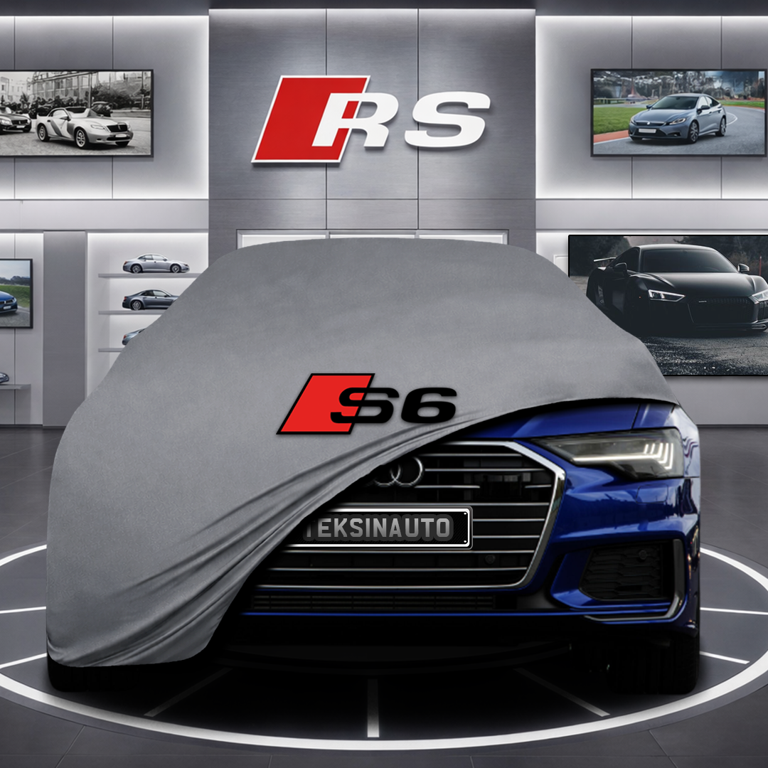 AUDİ A6 C8 Custom Fit Indoor Car Cover Soft Stretch Black Gray Blue Red Dust Protection Garage Cover Laser Cut + Bag