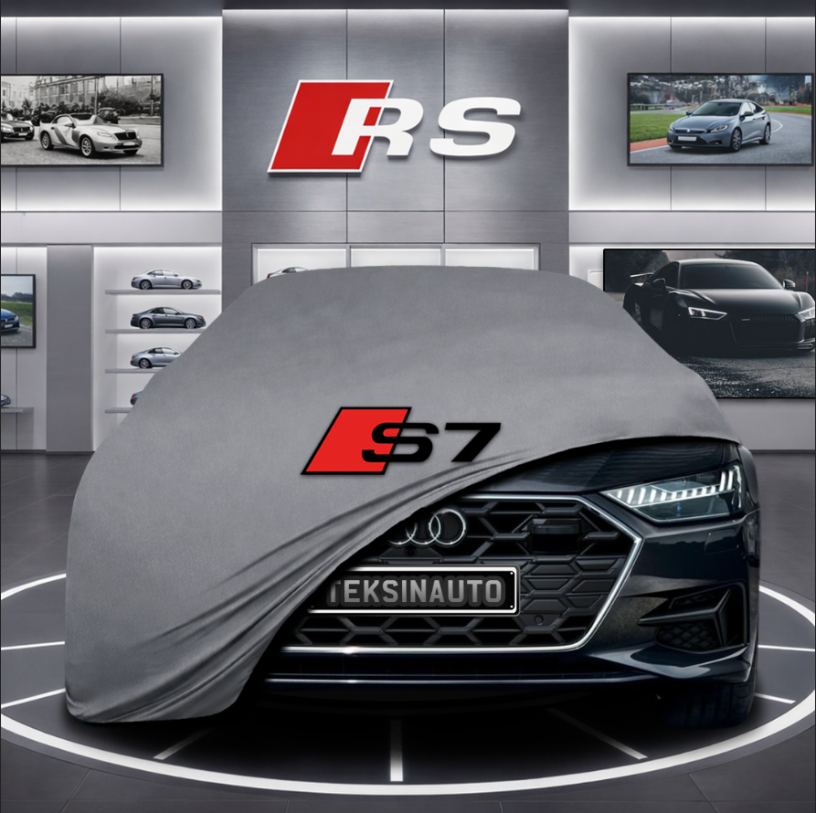 AUDİ A7 C8 Custom Fit Indoor Car Cover Soft Stretch Black Gray Blue Red Dust Protection Garage Cover Laser Cut + Bag