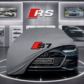 AUDİ A7 C8 Custom Fit Indoor Car Cover Soft Stretch Black Gray Blue Red Dust Protection Garage Cover Laser Cut + Bag