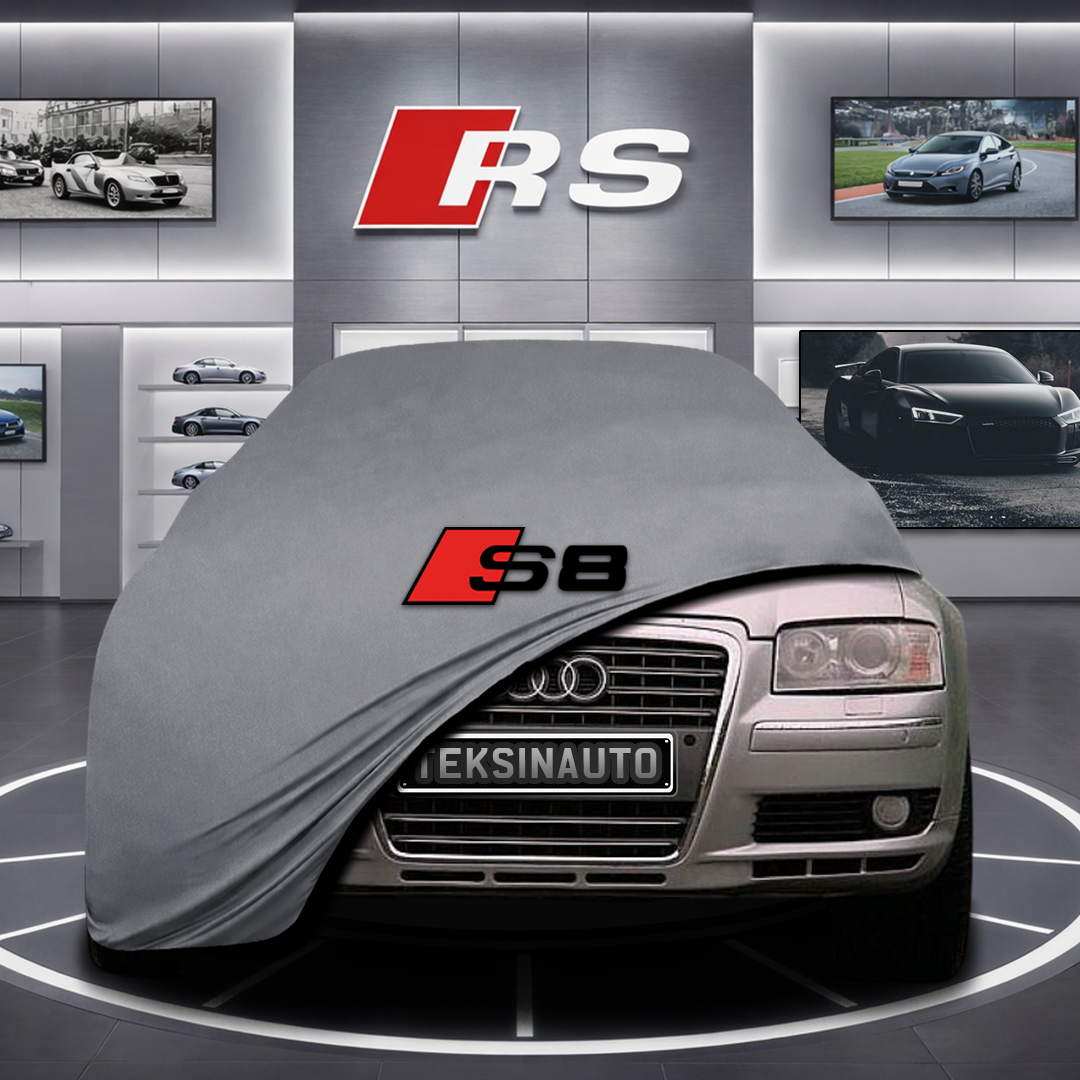 AUDİ A8 D3 Custom Fit Indoor Car Cover Soft Stretch Black Gray Blue Red Dust Protection Garage Cover Laser Cut + Bag
