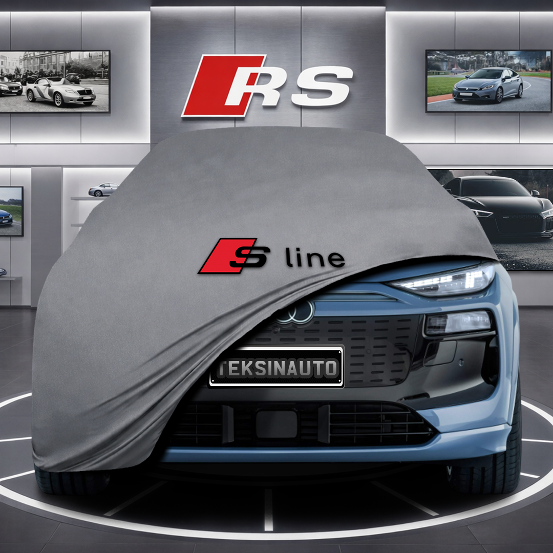 AUDİ Q6L GF E-TRON Custom Fit Indoor Car Cover Soft Stretch Black Gray Blue Red Dust Protection Garage Cover Laser Cut + Bag