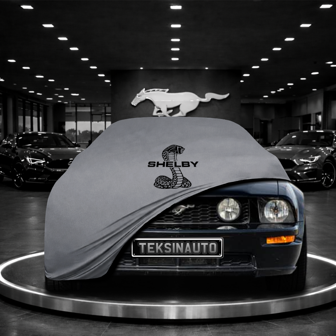 MUSTANG 5 2005-2014 Custom Fit Indoor Car Cover Soft Stretch Black Gray Blue Red Dust Protection Garage Cover Laser Cut + Bag