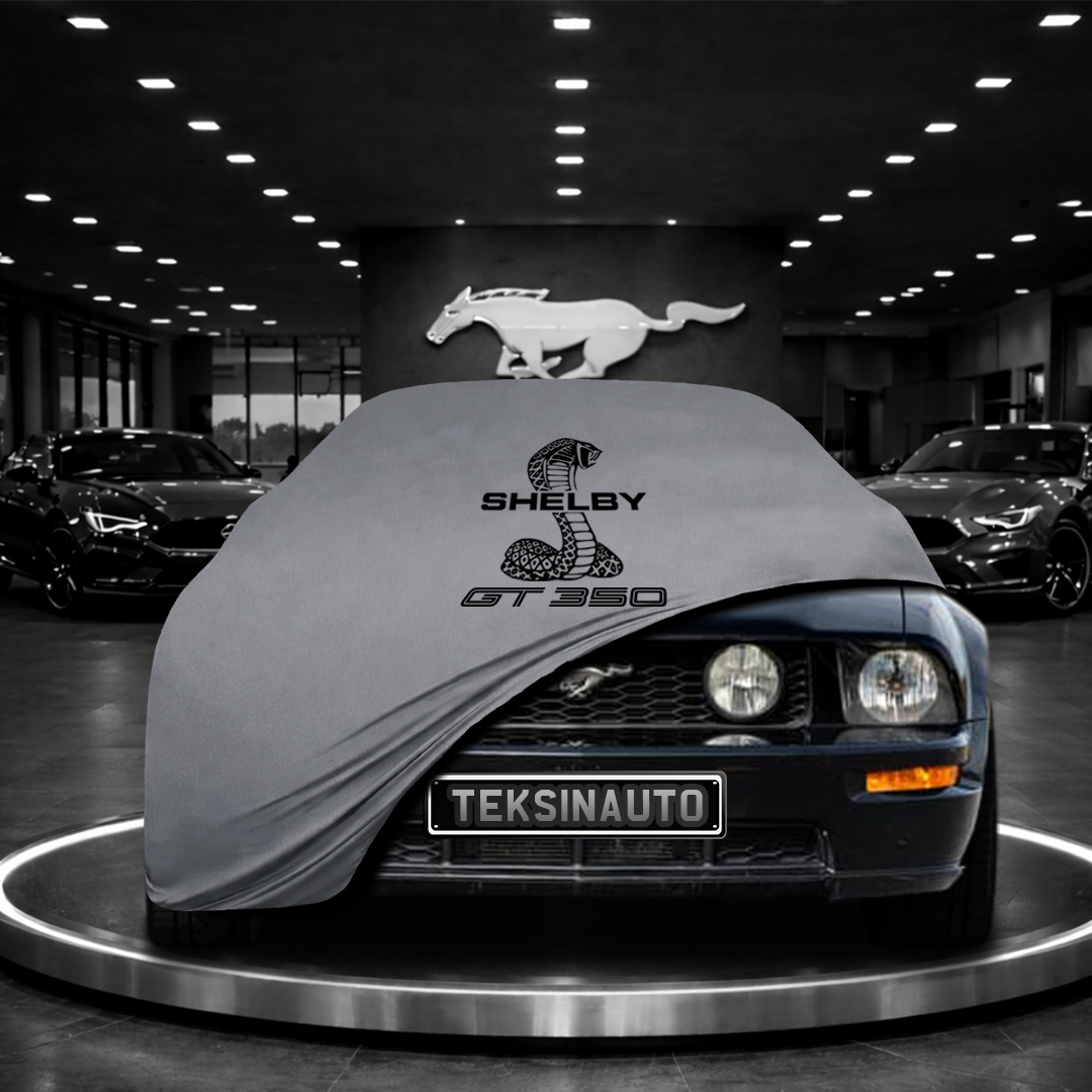 MUSTANG 5 2005-2014 Custom Fit Indoor Car Cover Soft Stretch Black Gray Blue Red Dust Protection Garage Cover Laser Cut + Bag