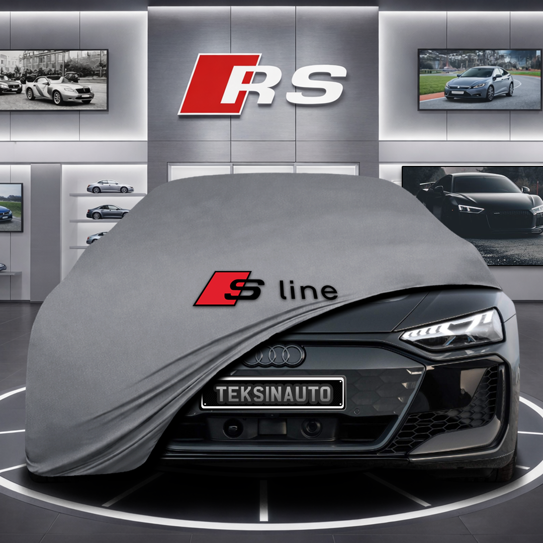 AUDİ E-TRON GT 2025- Custom Fit Indoor Car Cover Soft Stretch Black Gray Blue Red Dust Protection Garage Cover Laser Cut + Bag