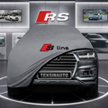 AUDİ Q7 4M 2015-2019 Custom Fit Indoor Car Cover Soft Stretch Black Gray Blue Red Dust Protection Garage Cover Laser Cut + Bag