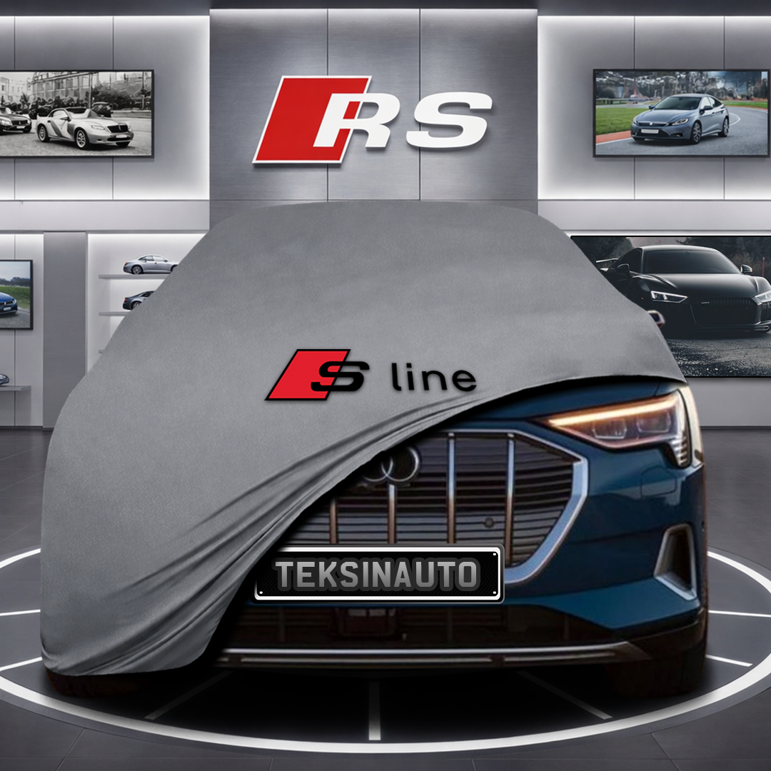 AUDİ E-TRON 2018-2022 Custom Fit Indoor Car Cover Soft Stretch Black Gray Blue Red Dust Protection Garage Cover Laser Cut + Bag