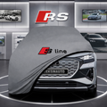 AUDİ Q4 E-TRON Custom Fit Indoor Car Cover Soft Stretch Black Gray Blue Red Dust Protection Garage Cover Laser Cut + Bag