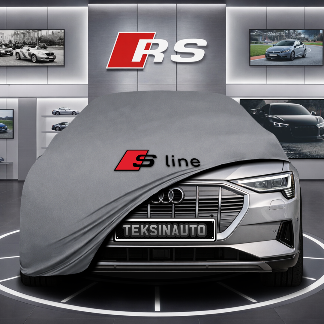 AUDİ E-TRON GE 2018-2022 Custom Fit Indoor Car Cover Soft Stretch Black Gray Blue Red Dust Protection Garage Cover Laser Cut + Bag