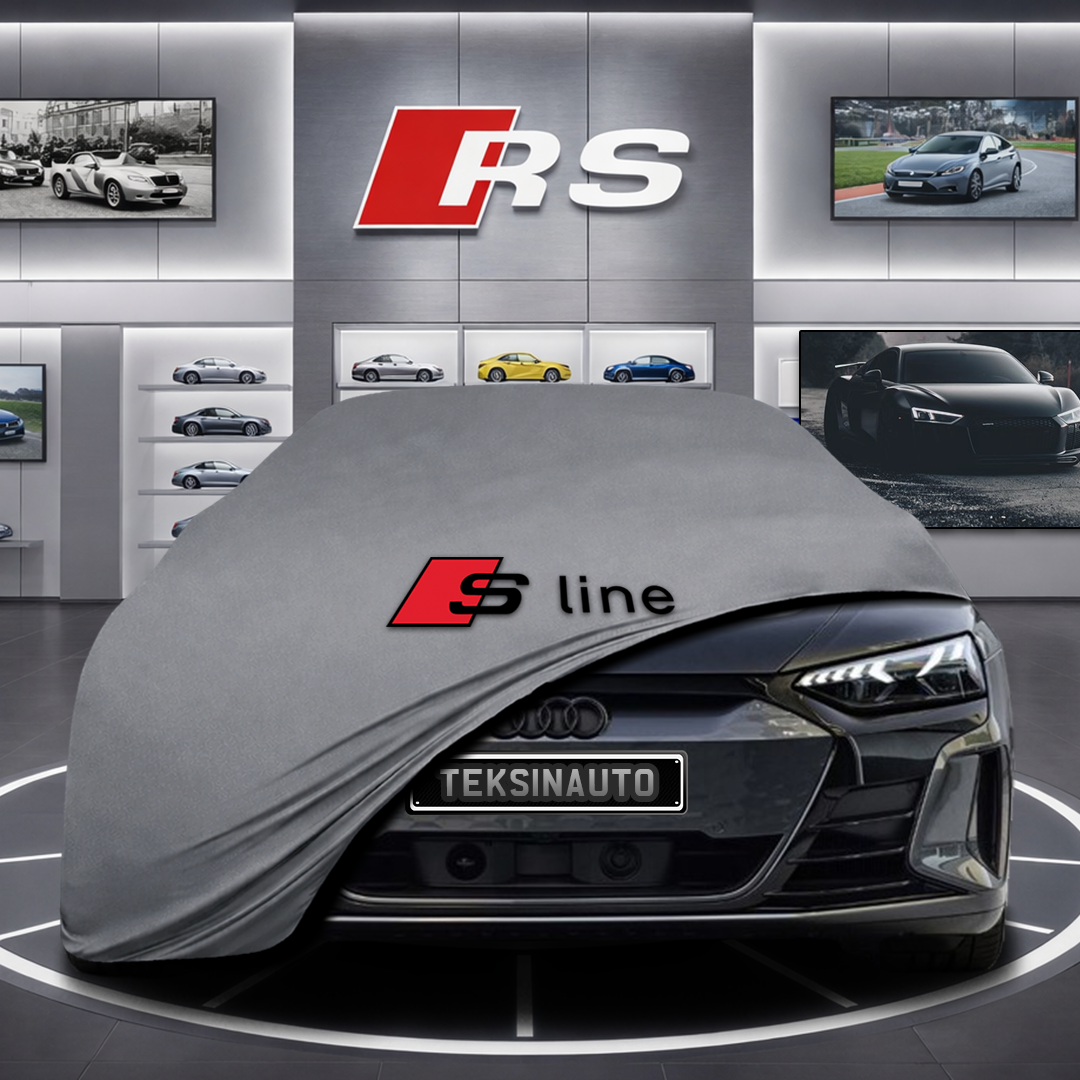 AUDİ E-TRON GT 2021-2024 Custom Fit Indoor Car Cover Soft Stretch Black Gray Blue Red Dust Protection Garage Cover Laser Cut + Bag