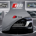 AUDİ Q7 4M 2024- Custom Fit Indoor Car Cover Soft Stretch Black Gray Blue Red Dust Protection Garage Cover Laser Cut + Bag