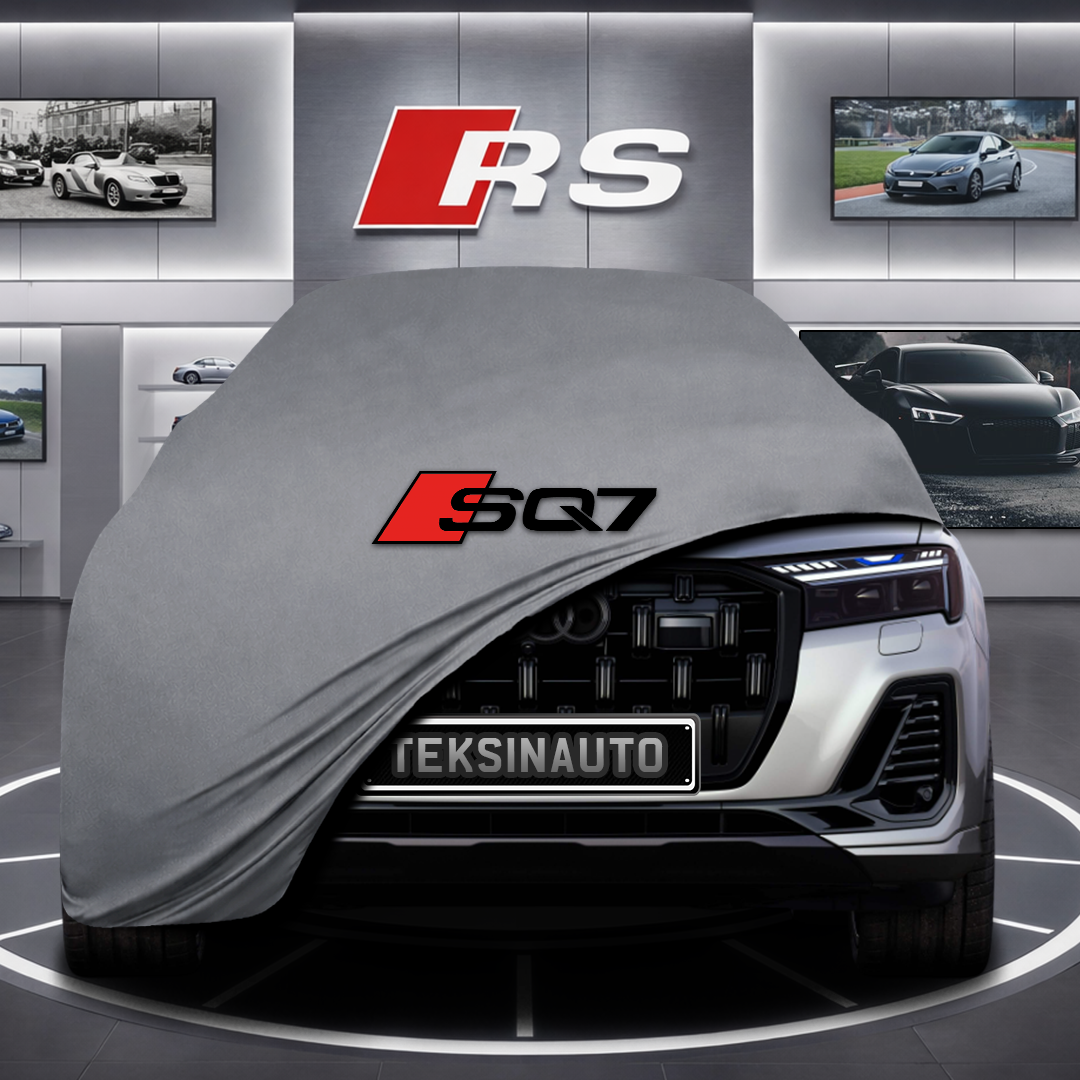 AUDİ Q7 4M 2024- Custom Fit Indoor Car Cover Soft Stretch Black Gray Blue Red Dust Protection Garage Cover Laser Cut + Bag