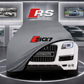 AUDİ Q7 4L Custom Fit Indoor Car Cover Soft Stretch Black Gray Blue Red Dust Protection Garage Cover Laser Cut + Bag