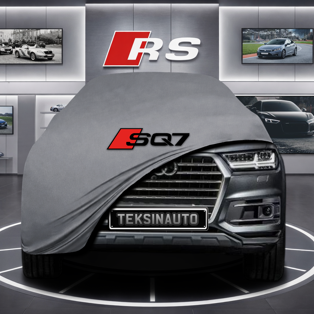AUDİ Q7 4M 2015-2019 Custom Fit Indoor Car Cover Soft Stretch Black Gray Blue Red Dust Protection Garage Cover Laser Cut + Bag
