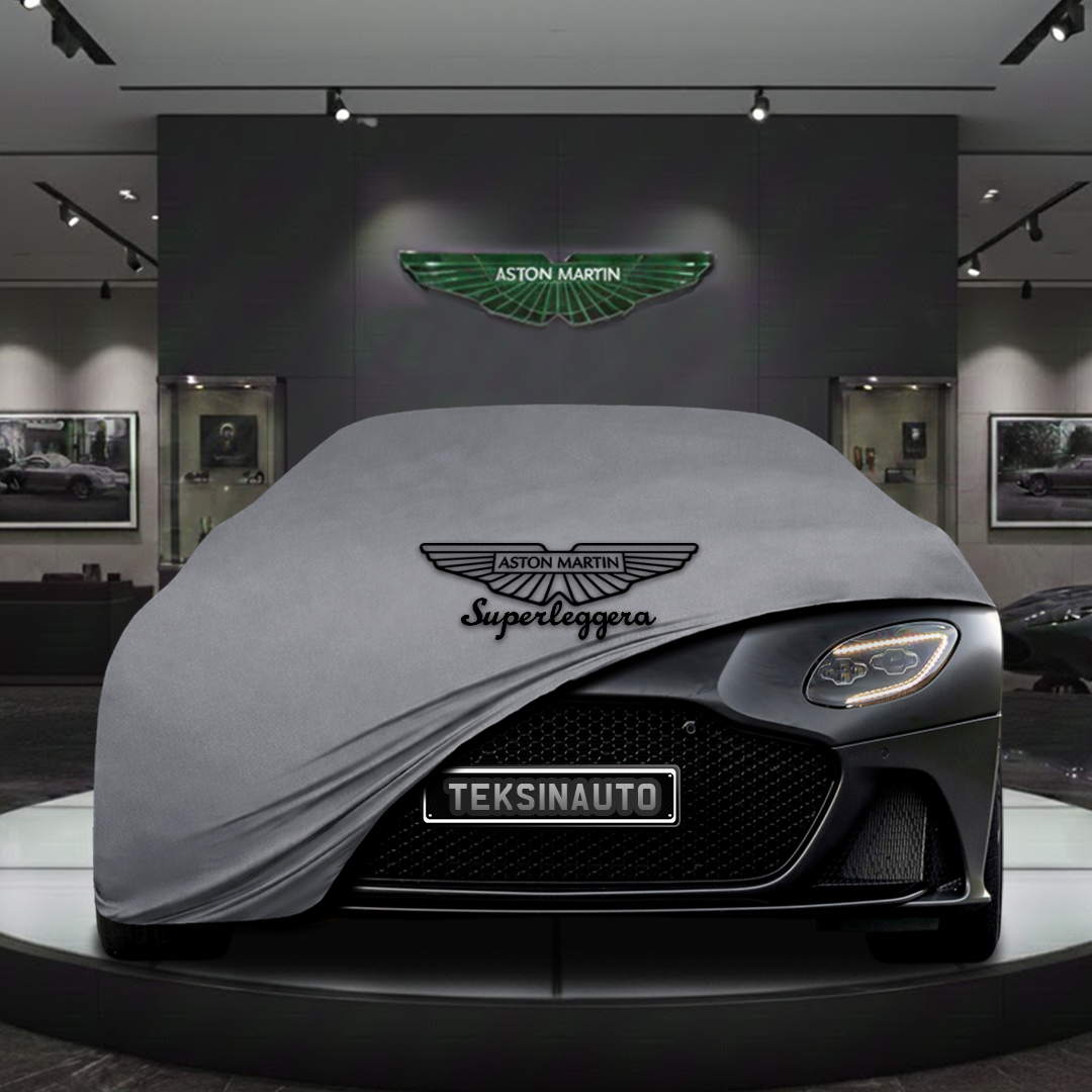 Aston Martin DBS Superleggera (2018-) Custom Fit Indoor Car Cover Soft Stretch Black Gray Blue Red Dust Protection Garage Cover Laser Cut + Bag