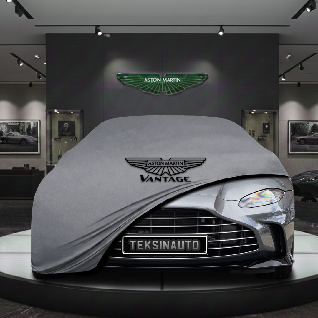 ASTON MARTİN V12 VANTAGE 2022- Custom Fit Indoor Car Cover Soft Stretch Black Gray Blue Red Dust Protection Garage Cover Laser Cut + Bag