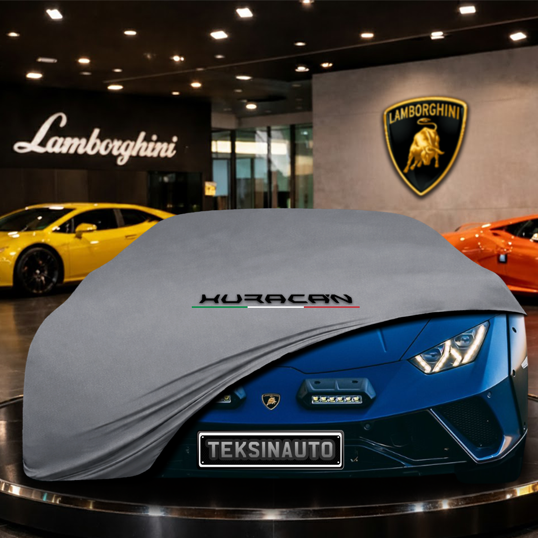 Lamborghini Huracan Sterrato (2023-) Custom Fit Indoor Car Cover Soft Stretch Black Gray Blue Red Dust Protection Garage Cover Laser Cut + Bag