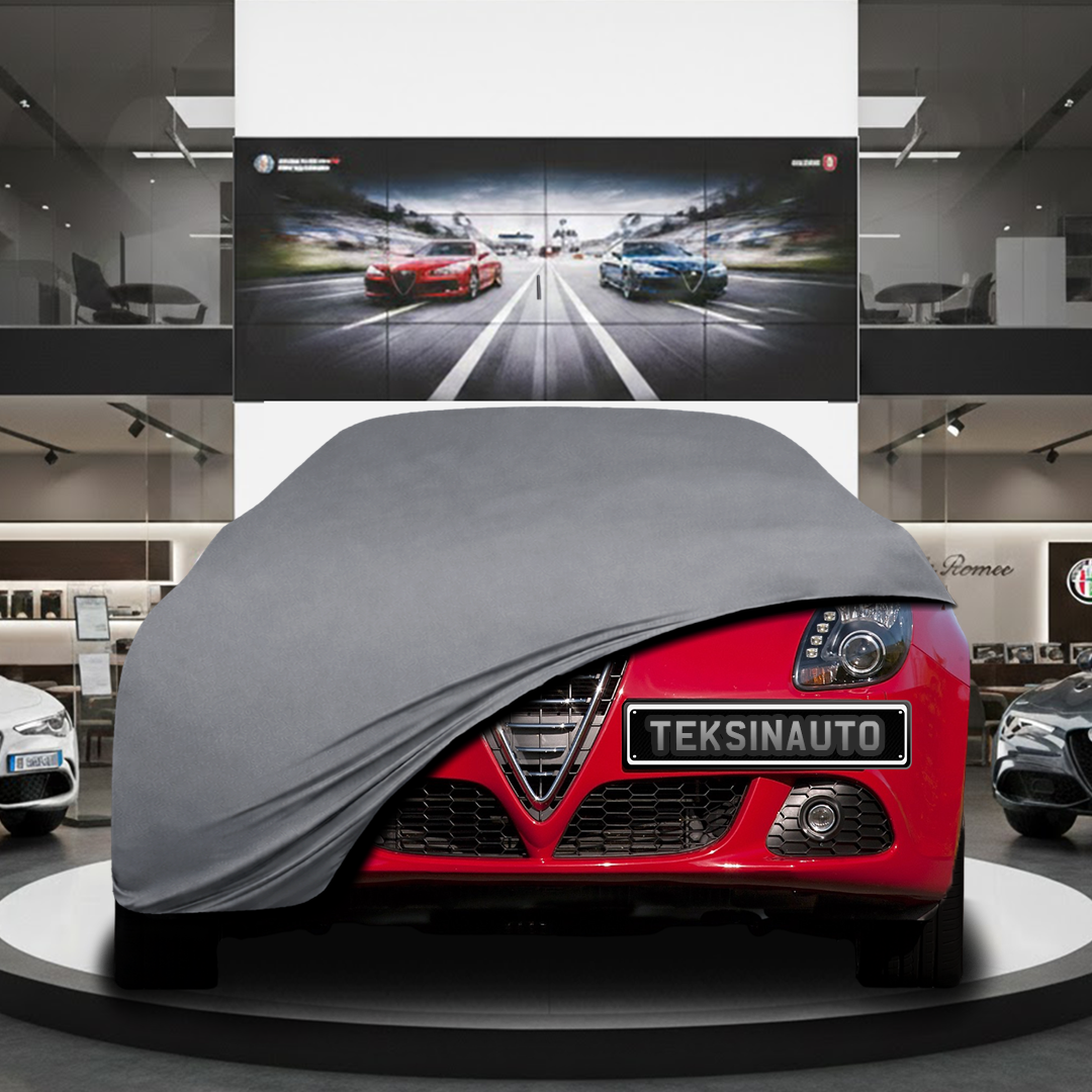 Alfa Romeo Giulietta Hatchback (2010-2020) Custom Fit Indoor Car Cover Soft Stretch Black Gray Blue Red Dust Protection Garage Cover Laser Cut + Bag