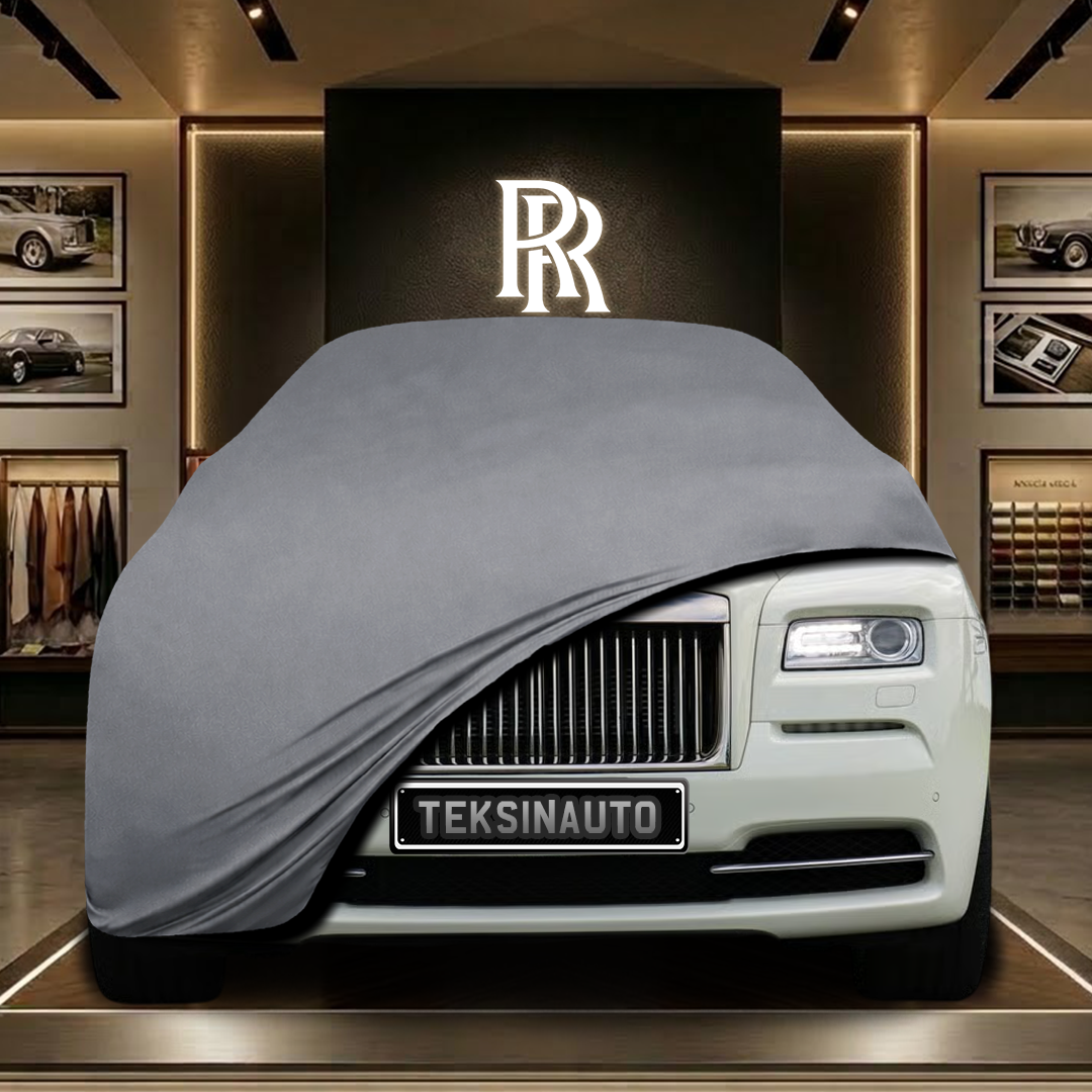 Rolls Royce Wraith (2013-) Custom Fit Indoor Car Cover Soft Stretch Black Gray Blue Red Dust Protection Garage Cover Laser Cut + Bag