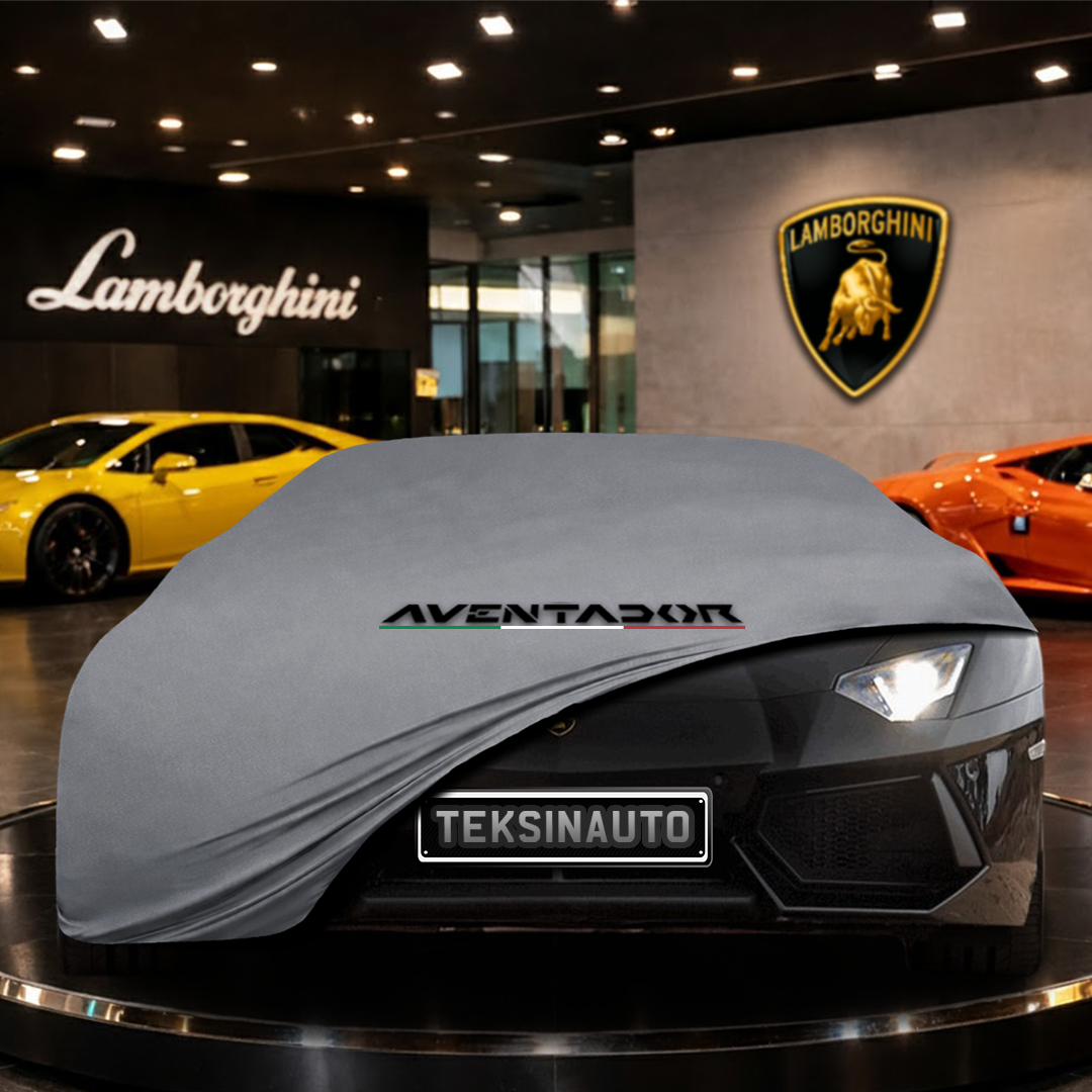 Lamborghini Aventador LP700-4 (2011-2017) Indoor Car Cover Custom Fit, Black, Gray, Blue, Red Color