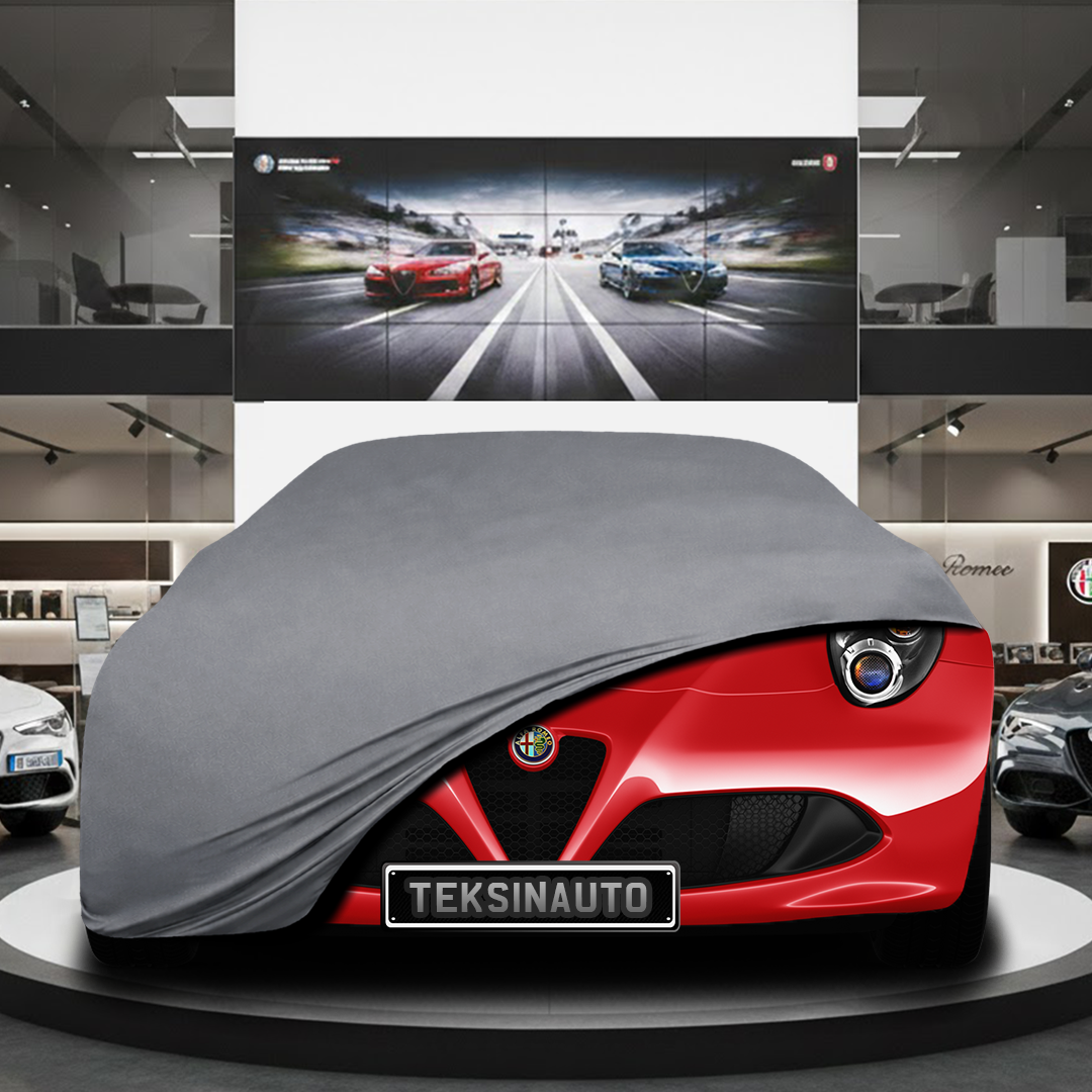 Alfa 8C Spider Roadster Custom Fit Indoor Car Cover Soft Stretch Black Gray Blue Red Dust Protection Garage Cover Laser Cut + Bag
