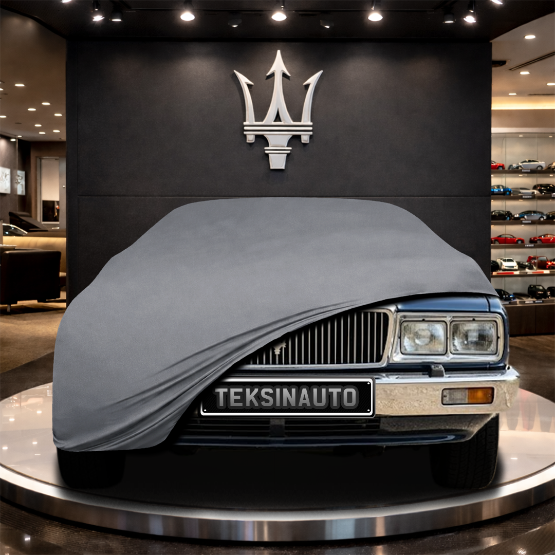 MASERATİ QUATTROPORTE (1978-1988) Custom Fit Indoor Car Cover Soft Stretch Black Gray Blue Red Dust Protection Garage Cover Laser Cut + Bag