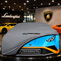 Lamborghini Huracan STO (2020-) Custom Fit Indoor Car Cover Soft Stretch Black Gray Blue Red Dust Protection Garage Cover Laser Cut + Bag