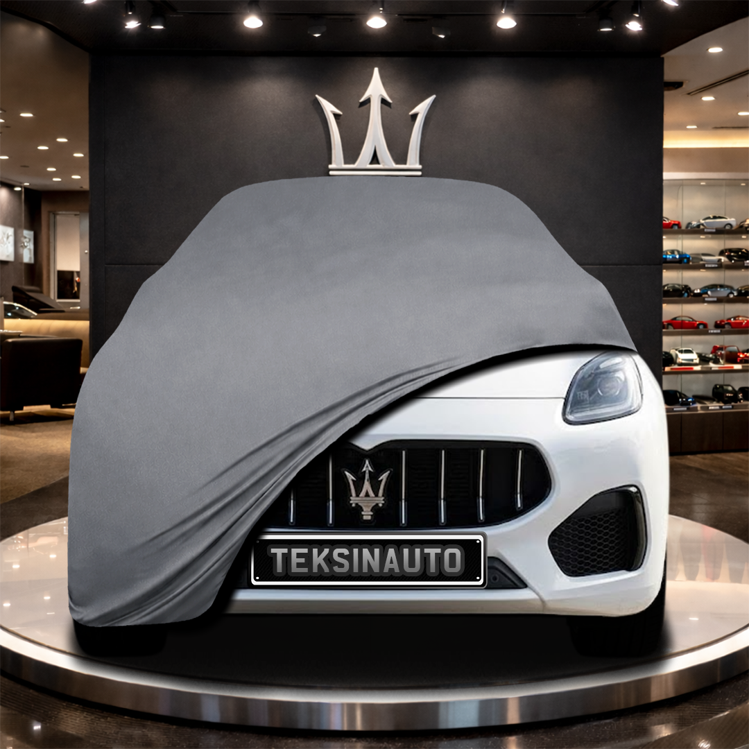 MASERATİ GRECALE (2022-) Custom Fit Indoor Car Cover Soft Stretch Black Gray Blue Red Dust Protection Garage Cover Laser Cut + Bag