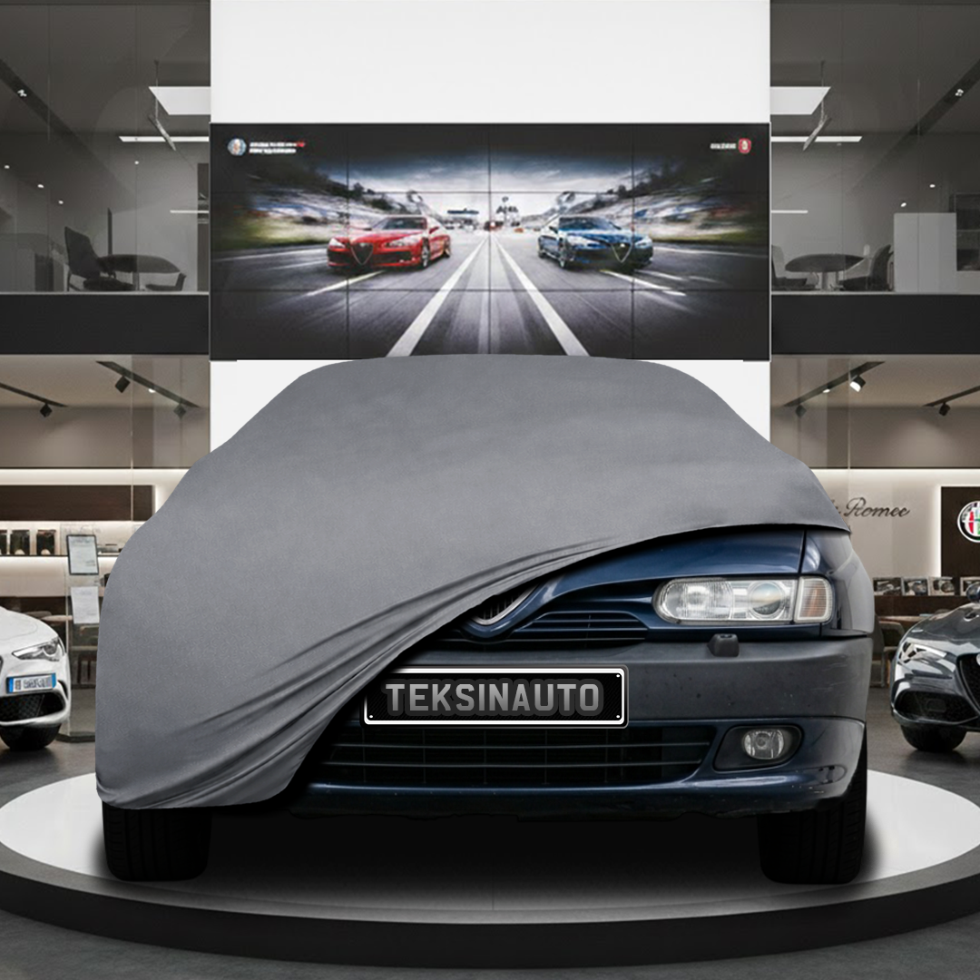 Alfa Romeo 146 Hatchback Custom Fit Indoor Car Cover Soft Stretch Black Gray Blue Red Dust Protection Garage Cover Laser Cut + Bag