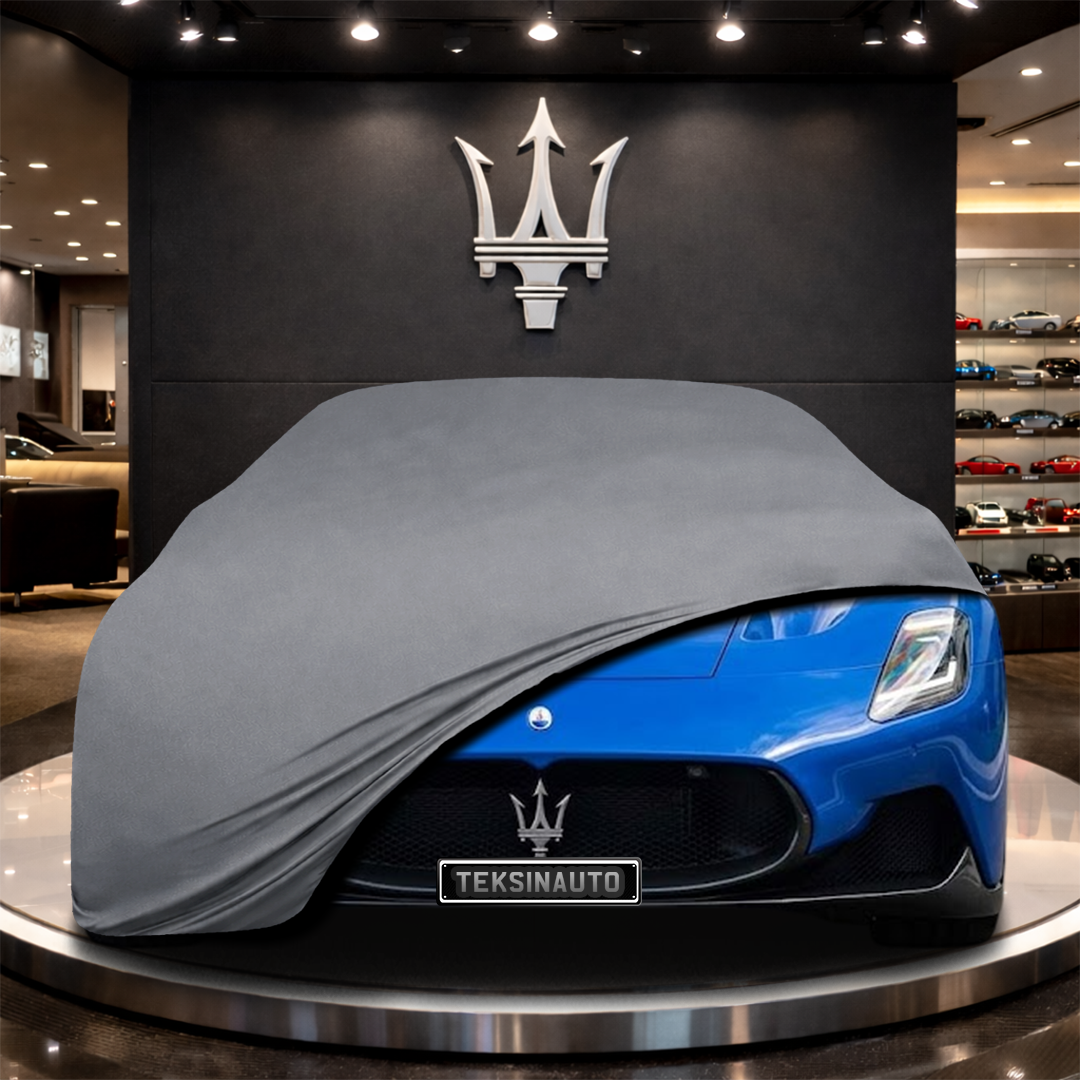 MASERATİ MC20 CİELO (2023-) Custom Fit Indoor Car Cover Soft Stretch Black Gray Blue Red Dust Protection Garage Cover Laser Cut + Bag