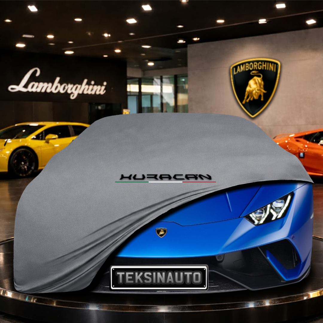 Lamborghini Huracan Performante Spyder (2017-2019) Custom Fit Indoor Car Cover Soft Stretch Black Gray Blue Red Dust Protection Garage Cover Laser Cut + Bag