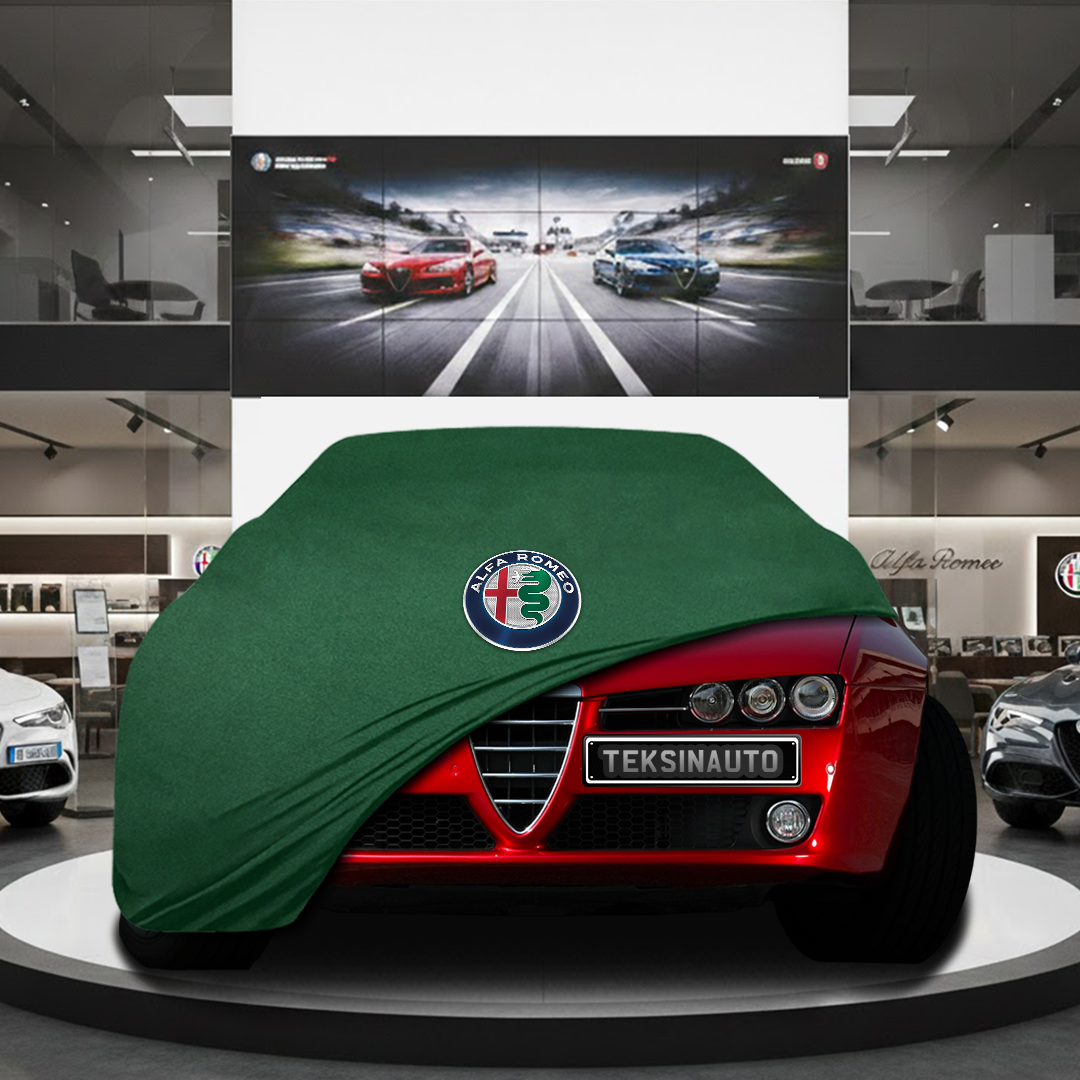 Alfa Romeo Brera Coupe (2005-2010) Custom Fit Indoor Car Cover Soft Stretch Black Gray Blue Red Dust Protection Garage Cover Laser Cut + Bag
