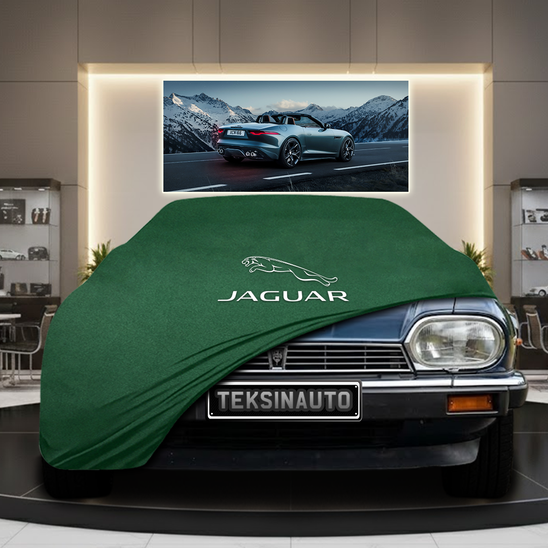 JAGUAR XJS COUPE 1975-1996 Custom Fit Indoor Car Cover Soft Stretch Black Gray Blue Red Dust Protection Garage Cover Laser Cut + Bag