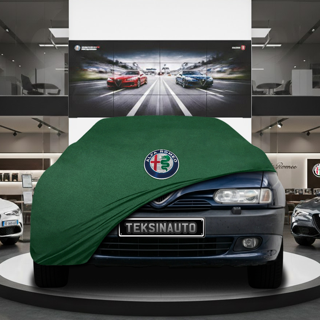 Alfa Romeo 146 Hatchback Custom Fit Indoor Car Cover Soft Stretch Black Gray Blue Red Dust Protection Garage Cover Laser Cut + Bag