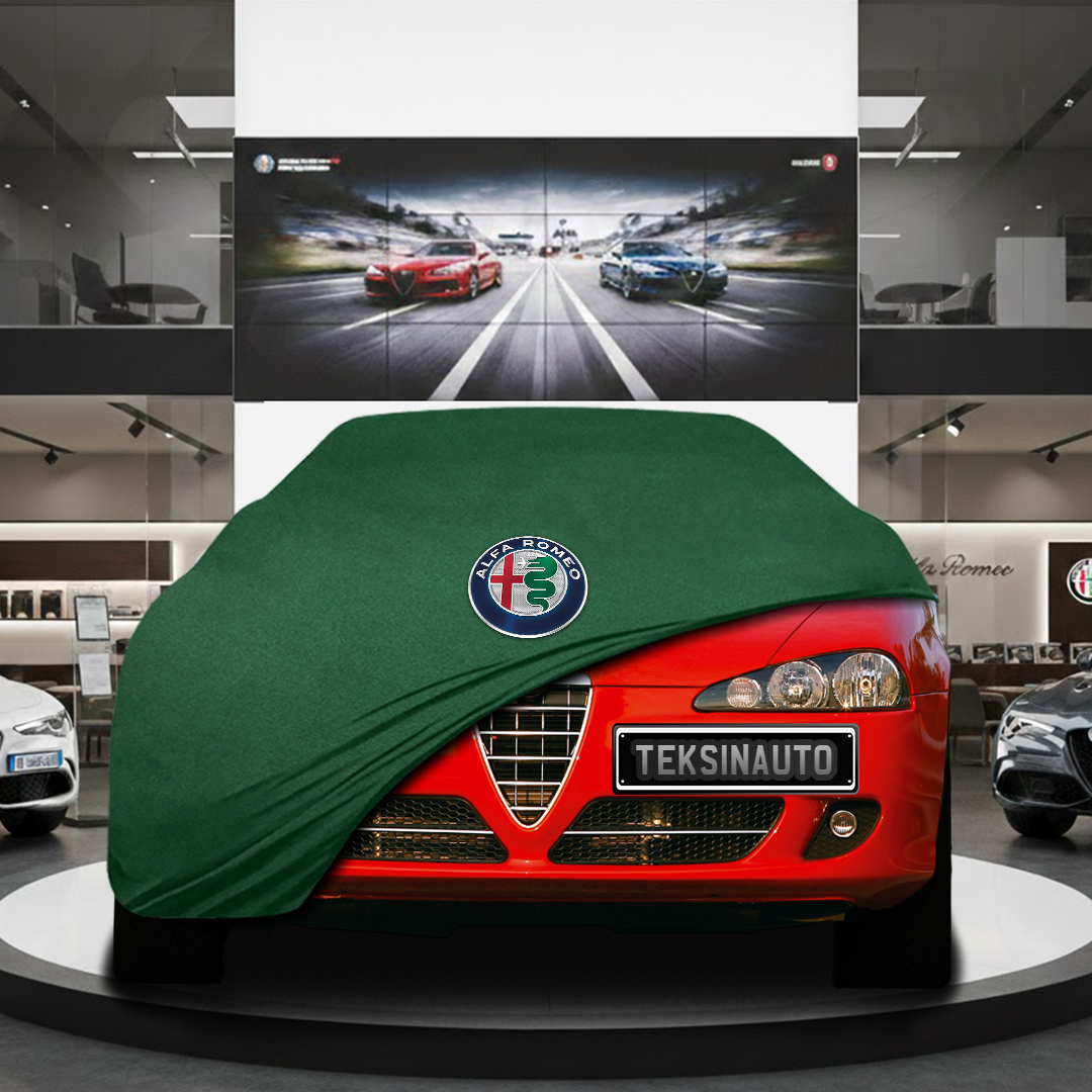 Alfa Romeo 147 Hatchback (2000-2010) Custom Fit Indoor Car Cover Soft Stretch Black Gray Blue Red Dust Protection Garage Cover Laser Cut + Bag