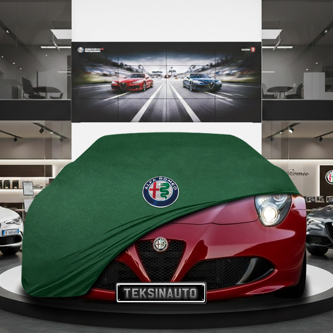 Alfa Romeo 4C CoupeCustom Fit Indoor Car Cover Soft Stretch Black Gray Blue Red Dust Protection Garage Cover Laser Cut + Bag