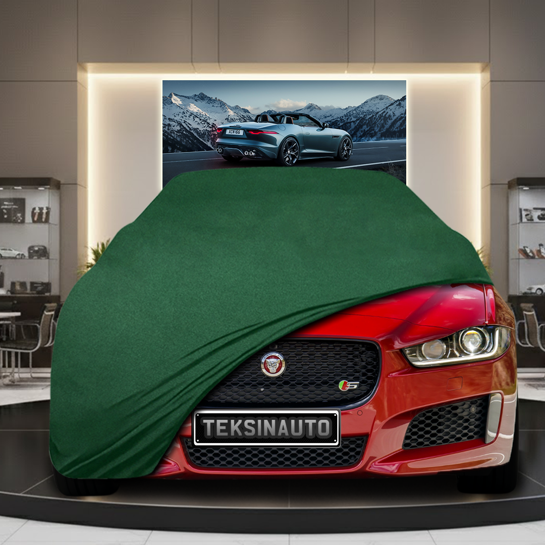 Jaguar XE Custom Fit Indoor Car Cover Soft Stretch Black Gray Blue Red Dust Protection Garage Cover Laser Cut + Bag