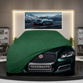 Jaguar XJ Long (X351) (2015-2019) Custom Fit Indoor Car Cover Soft Stretch Black Gray Blue Red Dust Protection Garage Cover Laser Cut + Bag
