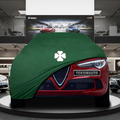 Alfa Romeo Stelvio SUV (2016) Custom Fit Indoor Car Cover Soft Stretch Black Gray Blue Red Dust Protection Garage Cover Laser Cut + Bag