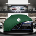Alfa Romeo Giulia Sedan (2016-) Custom Fit Indoor Car Cover Soft Stretch Black Gray Blue Red Dust Protection Garage Cover Laser Cut + Bag