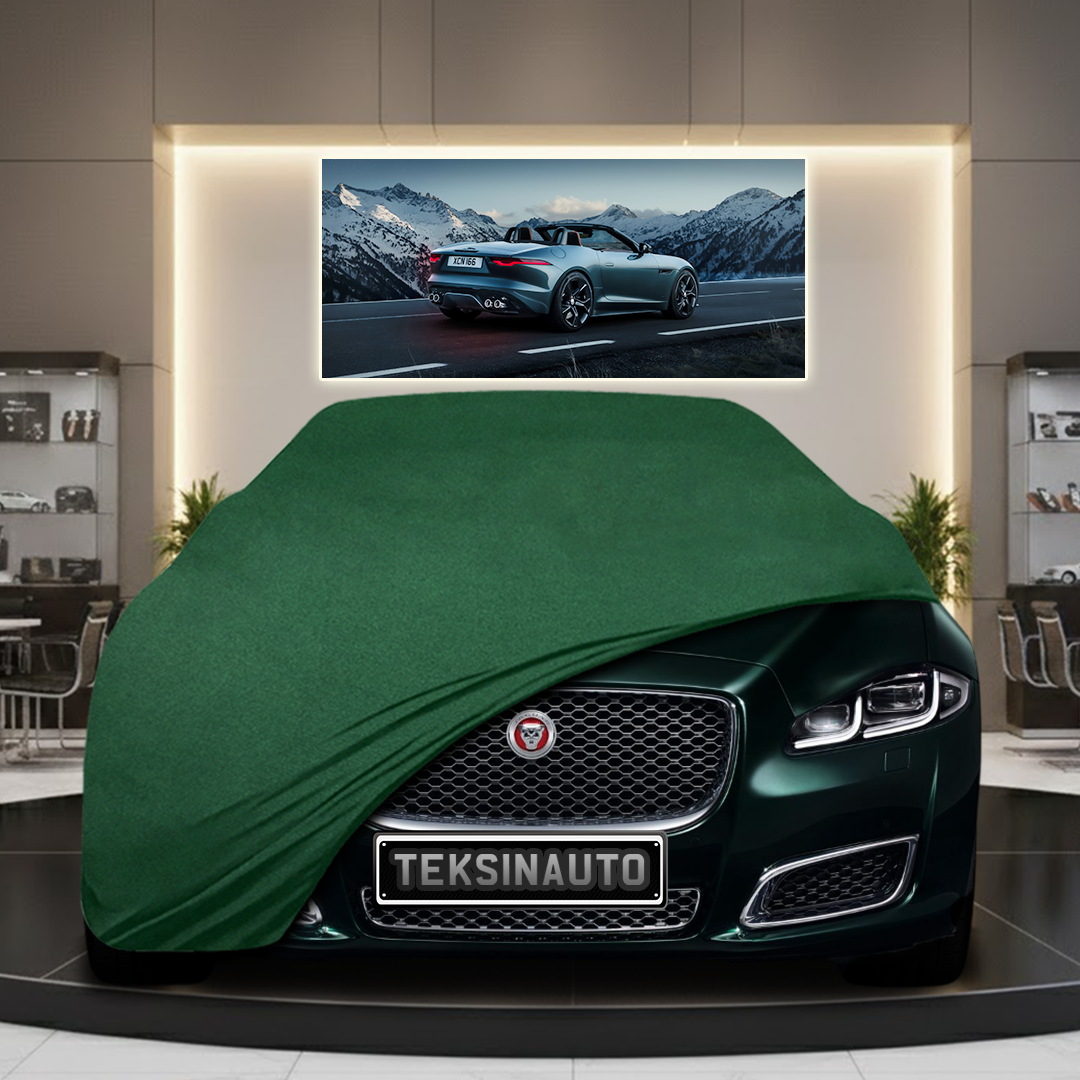 Jaguar XJ (X351) (2015-2019) Custom Fit Indoor Car Cover Soft Stretch Black Gray Blue Red Dust Protection Garage Cover Laser Cut + Bag