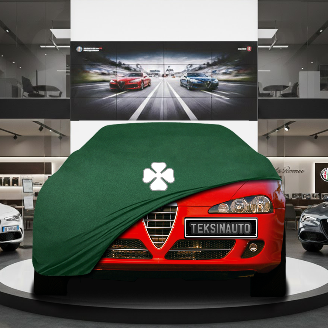 Alfa Romeo 147 Hatchback (2000-2010) Custom Fit Indoor Car Cover Soft Stretch Black Gray Blue Red Dust Protection Garage Cover Laser Cut + Bag