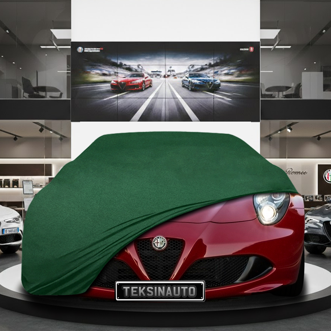 Alfa Romeo 4C CoupeCustom Fit Indoor Car Cover Soft Stretch Black Gray Blue Red Dust Protection Garage Cover Laser Cut + Bag