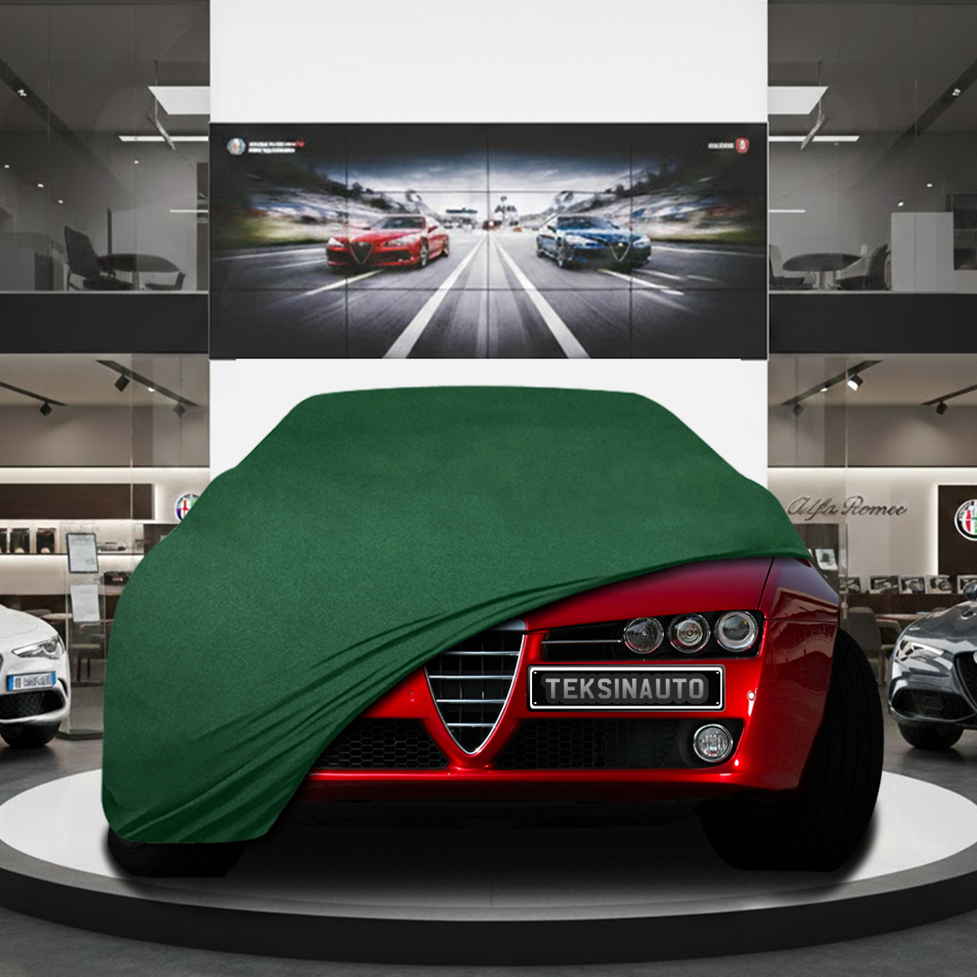 Alfa Romeo Brera Coupe (2005-2010) Custom Fit Indoor Car Cover Soft Stretch Black Gray Blue Red Dust Protection Garage Cover Laser Cut + Bag