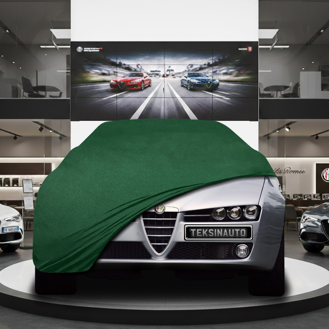 Alfa Romeo 159 Sedan (2005-2011) Custom Fit Indoor Car Cover Soft Stretch Black Gray Blue Red Dust Protection Garage Cover Laser Cut + Bag