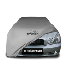 Hyundai Sonata 4 (2001-2004) Indoor Car Cover Custom Fit, Black, Gray, Blue, Red Color