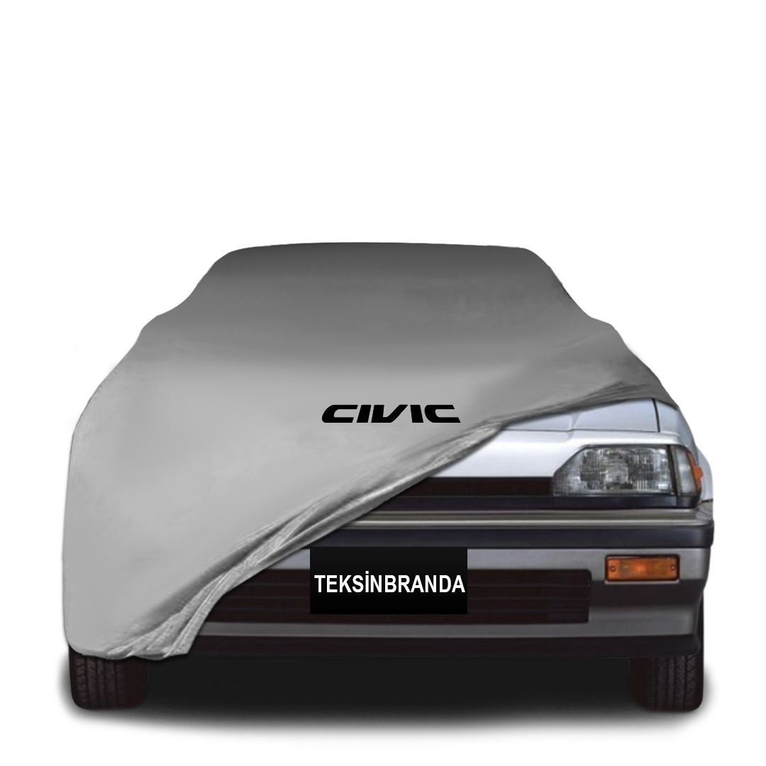 Honda Civic 4 (1987-1994) Indoor Car Cover Custom Fit, Black, Gray, Blue, Red Color