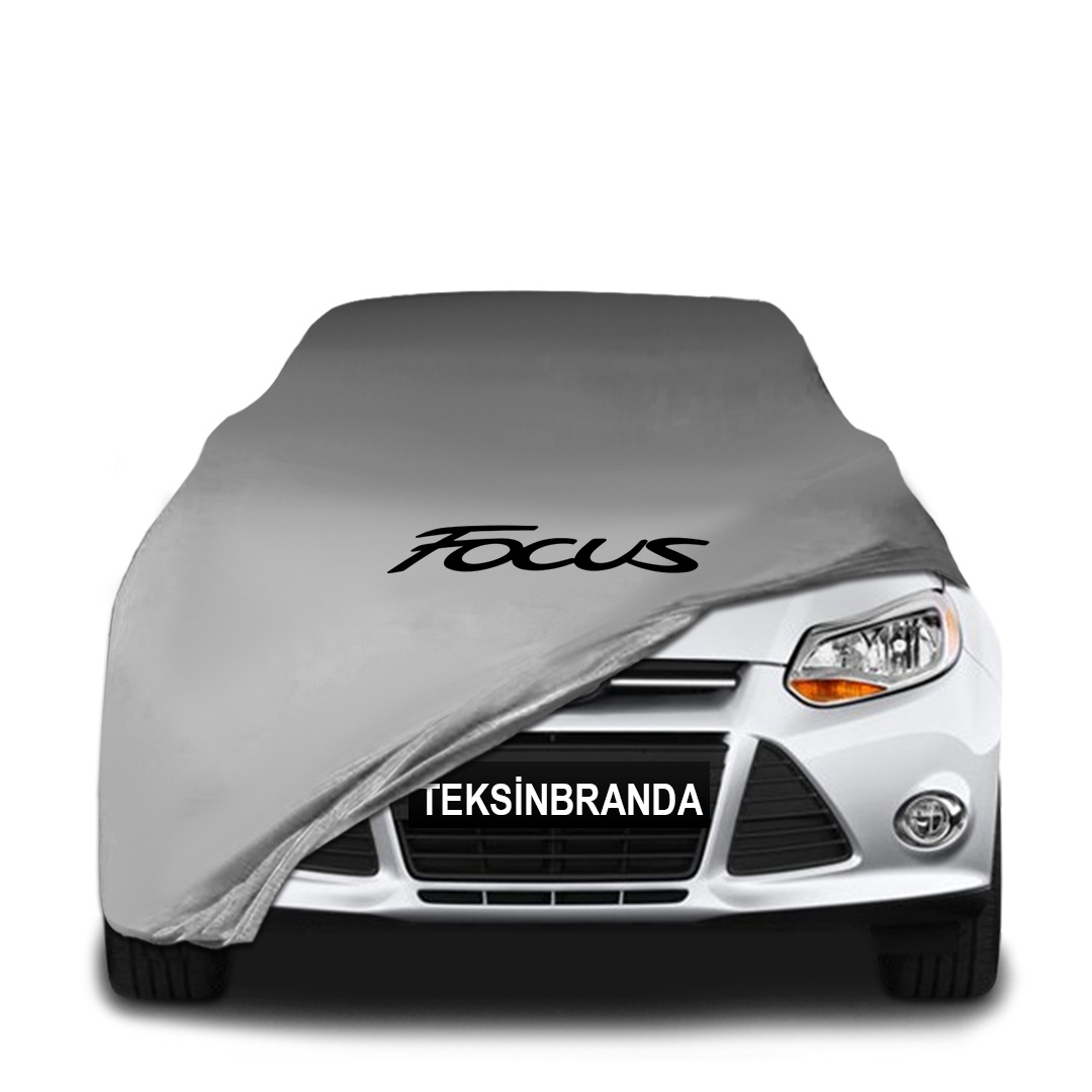 Ford Focus 3 Sedan (2010-2018) Indoor Car Cover Custom Fit, Black, Gray, Blue, Red Color