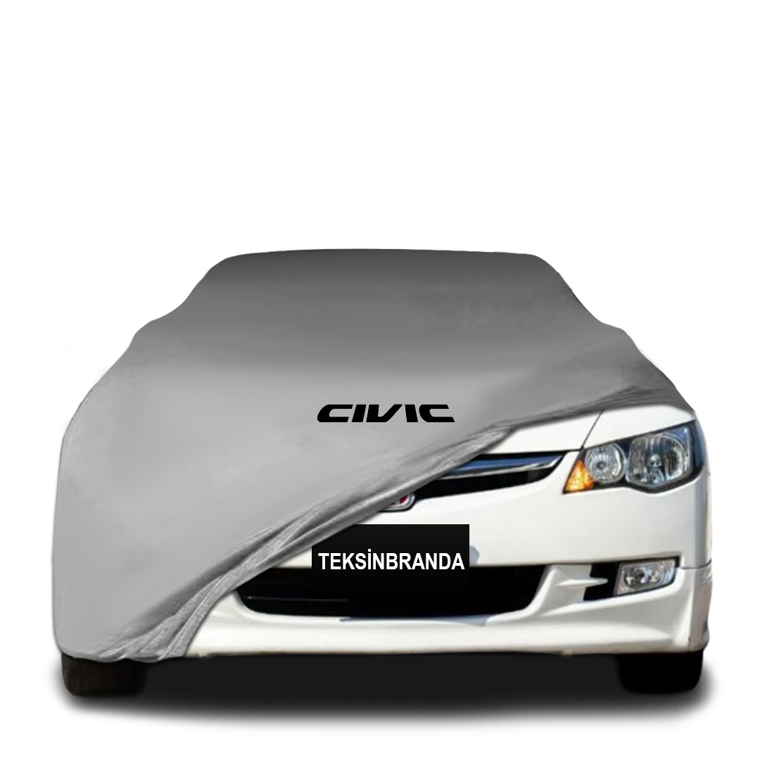 Honda Civic 8 Sedan Indoor Car Cover Custom Fit, Black, Gray, Blue, Red Color