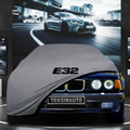 BMW 7 E32 (1986-1994) Custom Fit Indoor Car Cover Soft Stretch Black Gray Blue Red Dust Protection Garage Cover Laser Cut + Bag